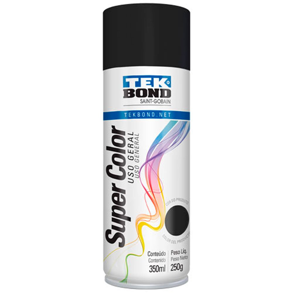 Tinta Spray Preto Brilhante (350ml)