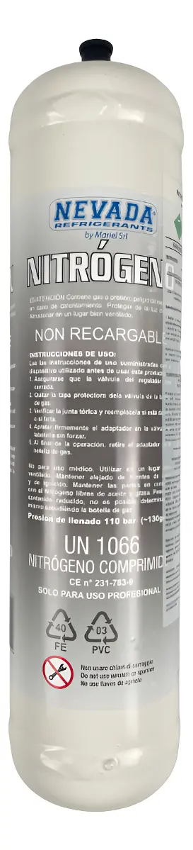 Lata de Gás Nitrogênio 100l Nevada