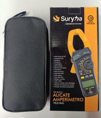 Alicate Amperímetro Digital Suryha True RMS Mede AC/DC 1000A
