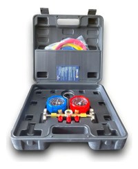 Kit Manifold Suryha e 3 Mangueiras 90cm C/Maleta