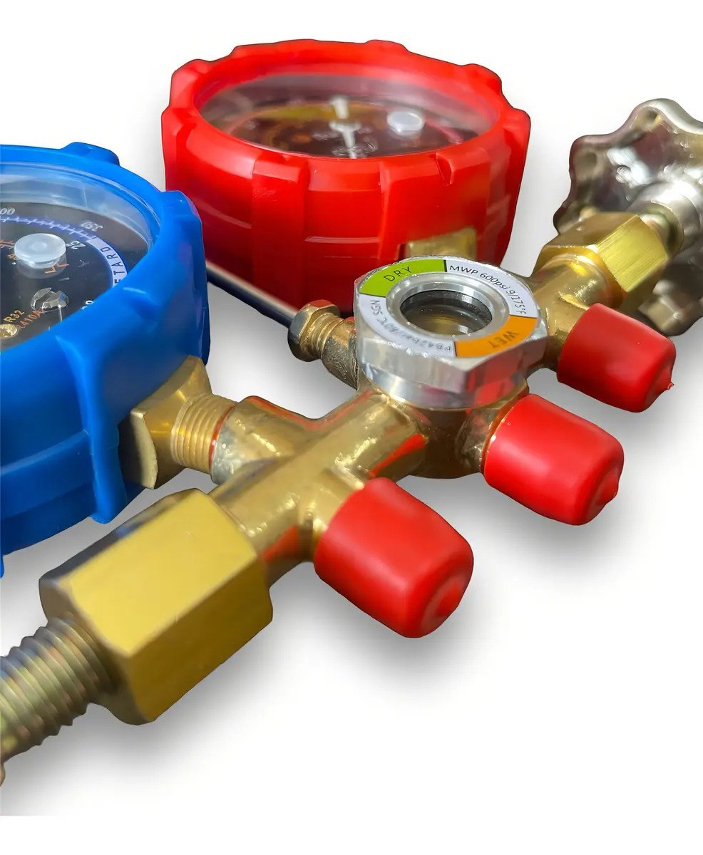 Kit Manifold Suryha e 3 Mangueiras 90cm C/Maleta