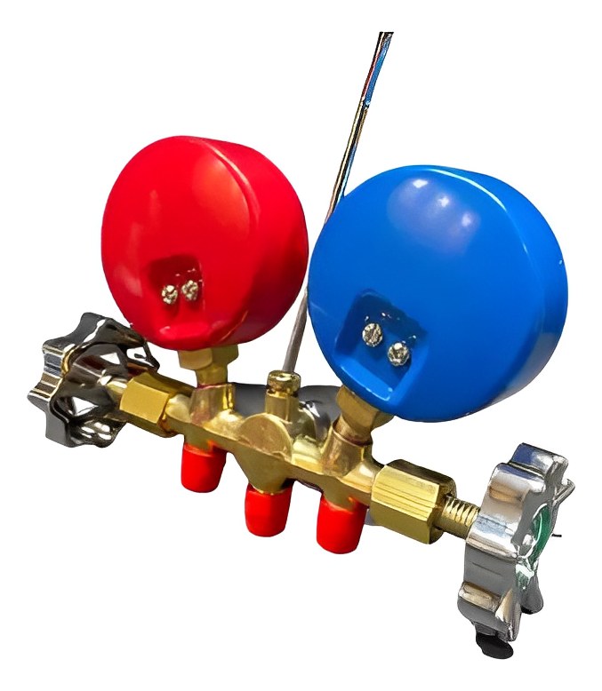 Kit Manifold Suryha e 3 Mangueiras 90cm C/Maleta