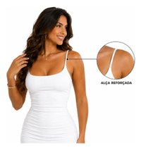 Vestido Feminino Curto Alcinha Tubinho Justo Modelador