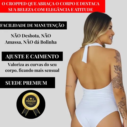 Body Feminino Multiformas Elegante Modelador Suplex Power