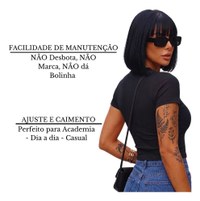Cropped Baby Tee Feminina Blusa Básica Algodão Manga Curta