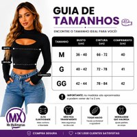 Cropped Feminino Mangalonga Dedeira Gola Alta Suplex Premium