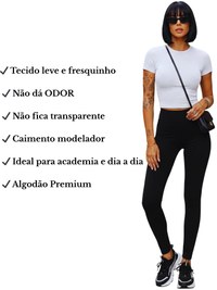 Cropped Feminino Basico Soltinho Confortável Academia Moda