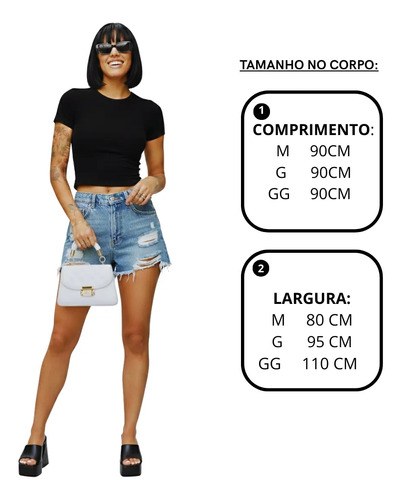 Kit 3 Cropped Blusa Básica Manga Curta Oversized Tshirt Lisa