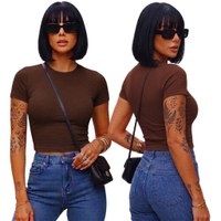 Cropped Feminino Basico Soltinho Confortavel Tendencia Academia