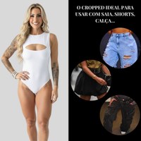 Regata Feminino Body Decote Basico Elegante Suplex Premium