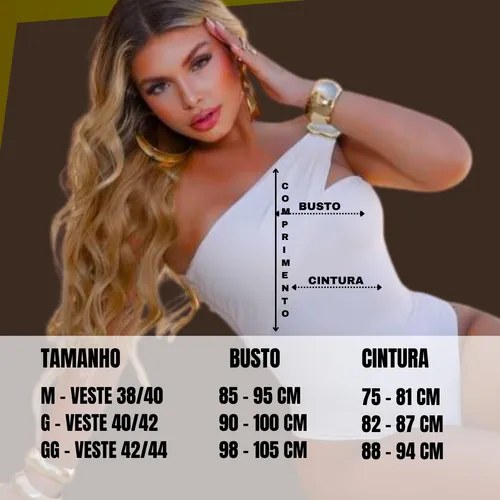 Body Feminino Modelador Elegante Uma Alça Suplex Premium