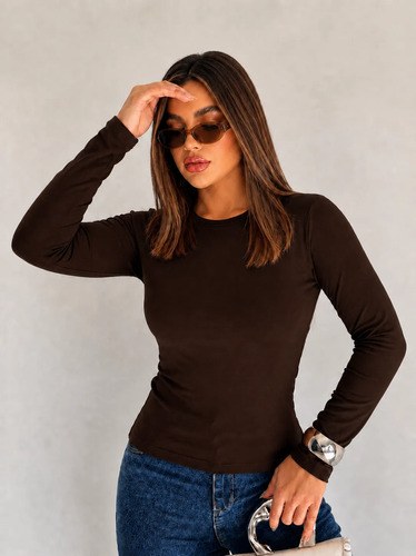 Blusa Feminina Segunda Pele Inverno Manga Longa Premium