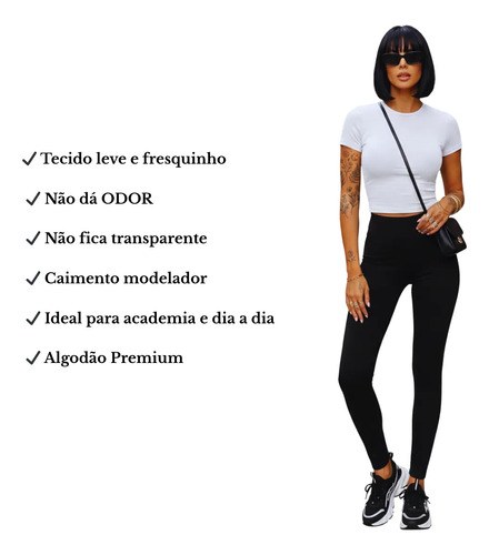Kit 3 Cropped Blusa Básica Manga Curta Oversized Tshirt Lisa