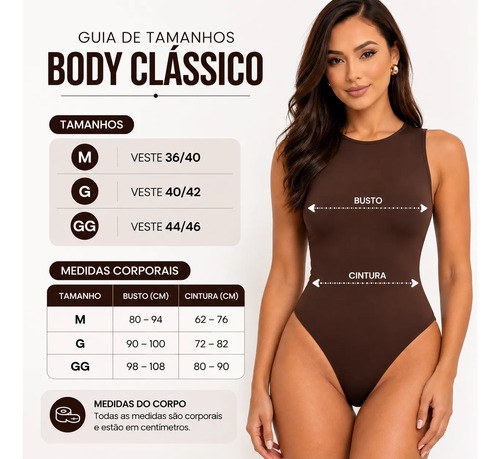 Kit 2 Body Feminino Regata Basico Liso Casual Suplex Premium