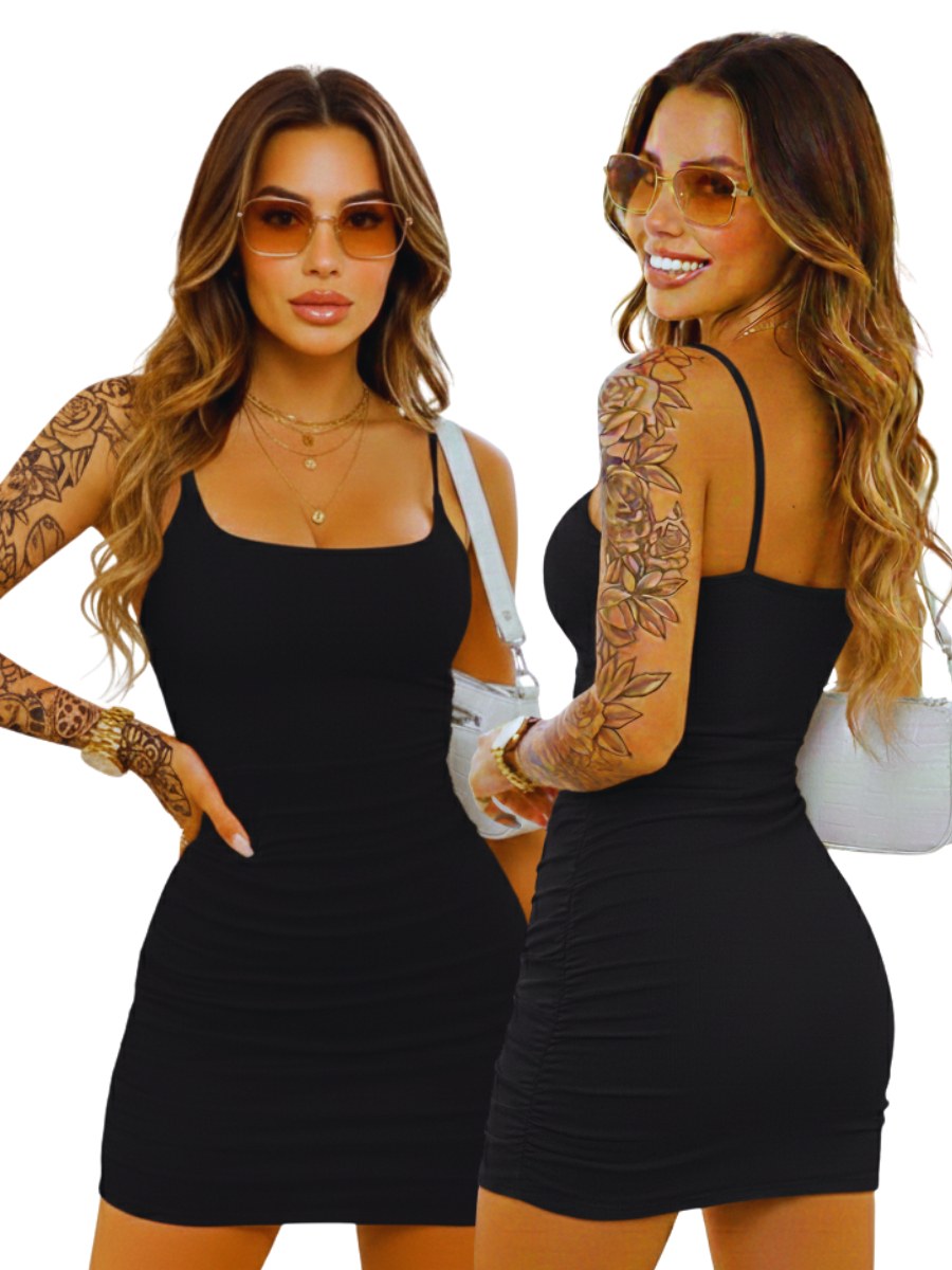 Vestido Feminino Tubinho Curto Suplex Premium Modelador