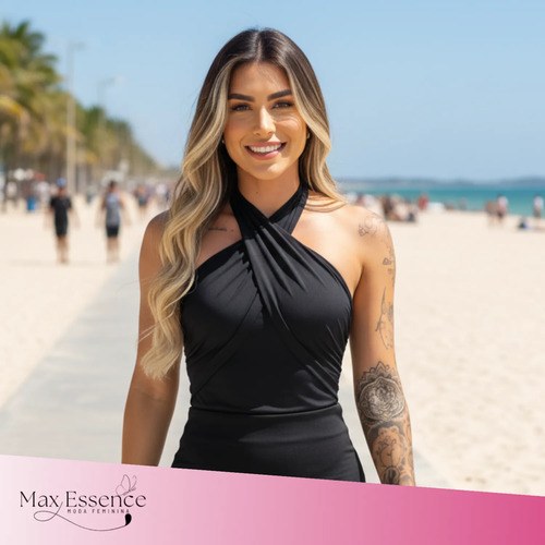 Body Multiforma Amarração Costa Nua Gringa Elegante Suplex