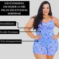 Pijama Baby Doll Feminino Confortavel M Ao G3 Linha Premium