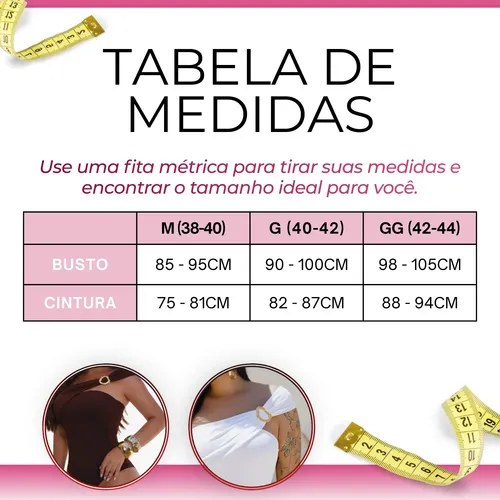 Body/maiô Ombro Único Modelador Afina Cintura Premium 1 Alça