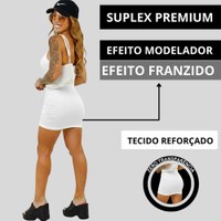 Vestido Tubinho Coladinho Modelador Moda Gringa Premium