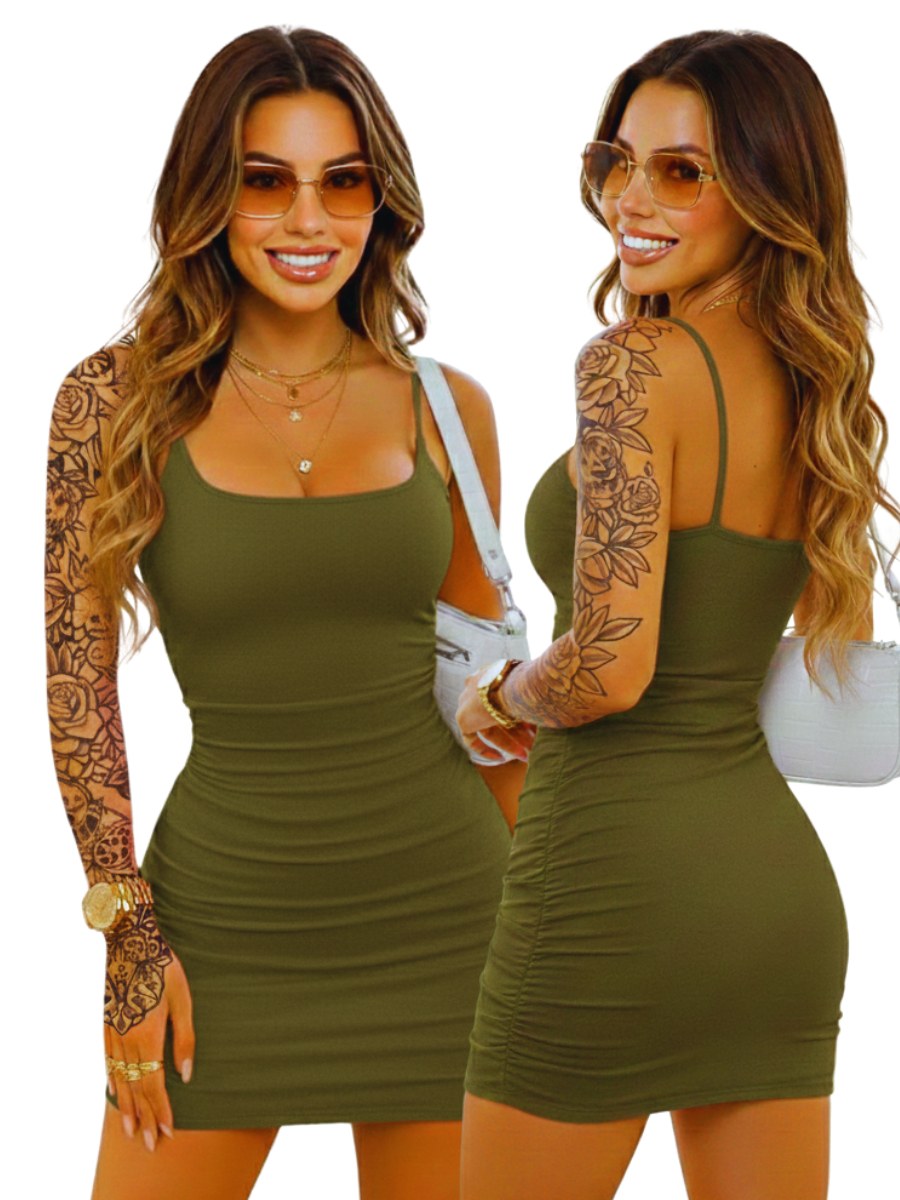 Vestido Feminino Tubinho Curto Suplex Premium Modelador