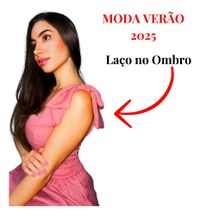 Vestido Longo 3maria Linho Lacinho No Ombro Linha Premium