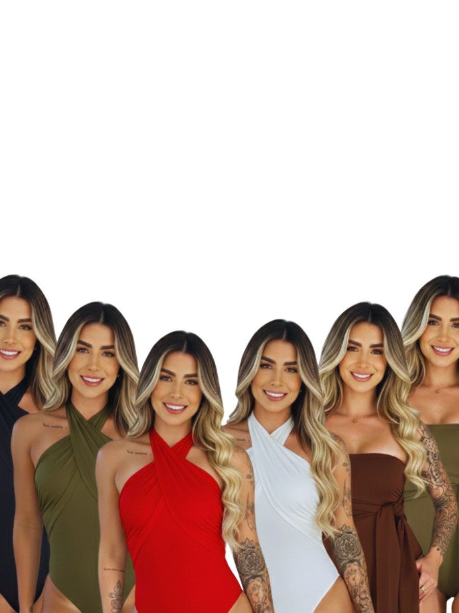 Body Feminino Tomara que Caia com Amarração Suplex Premium