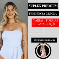 Body Multiforma Amarração Costa Nua Gringa Elegante Suplex